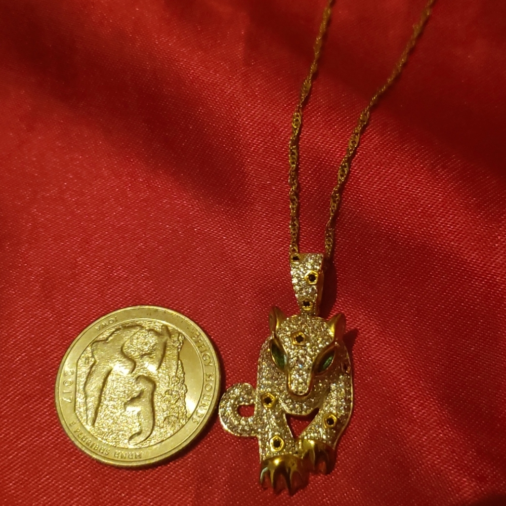 Gorgeous leopard necklace. - Picture 2 of 4